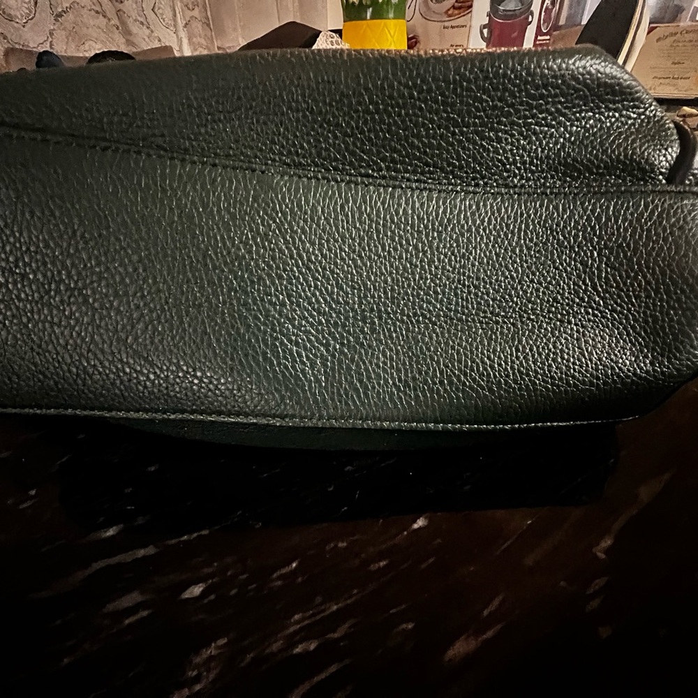 Coach Green Leather Shoulder Bag - Picture 2 of 10